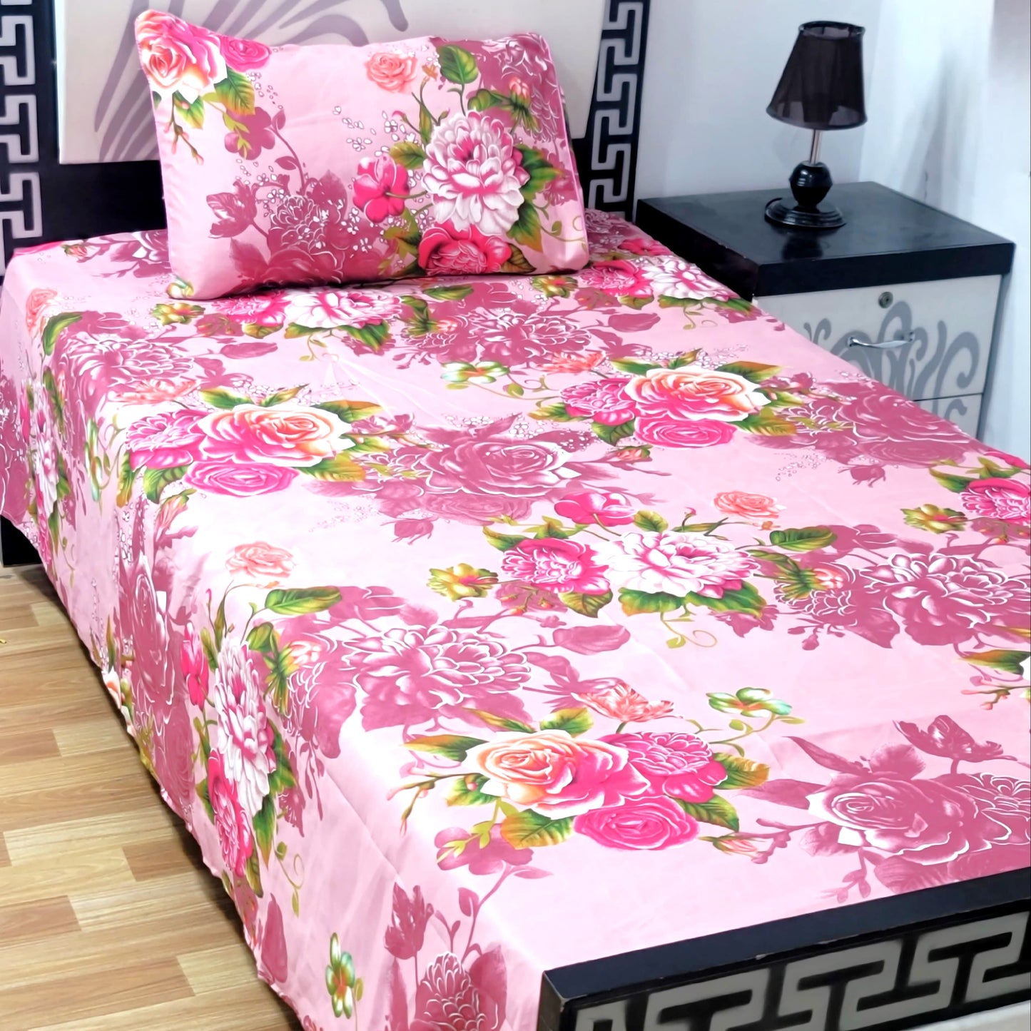 4Pc Single Bed Sheet Set - E92