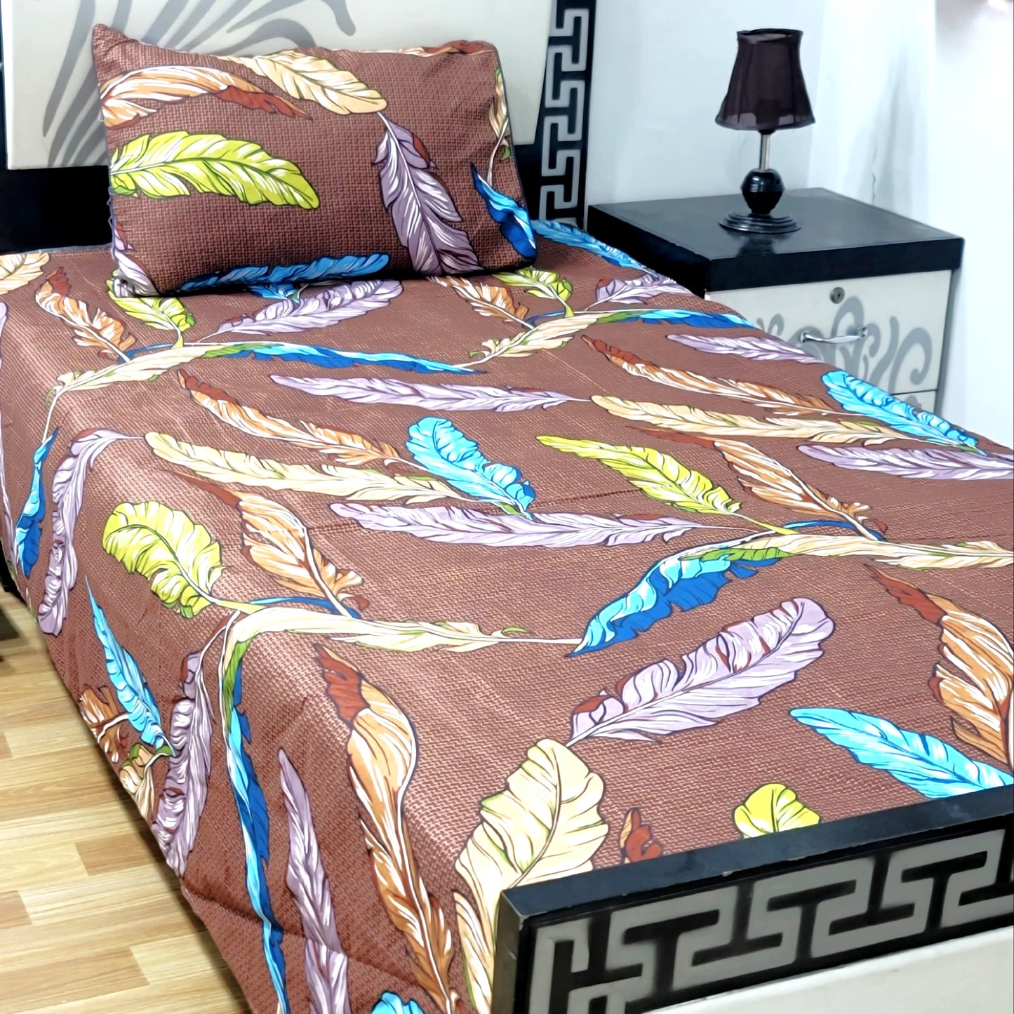 4Pc Single Bed Sheet Set - E93