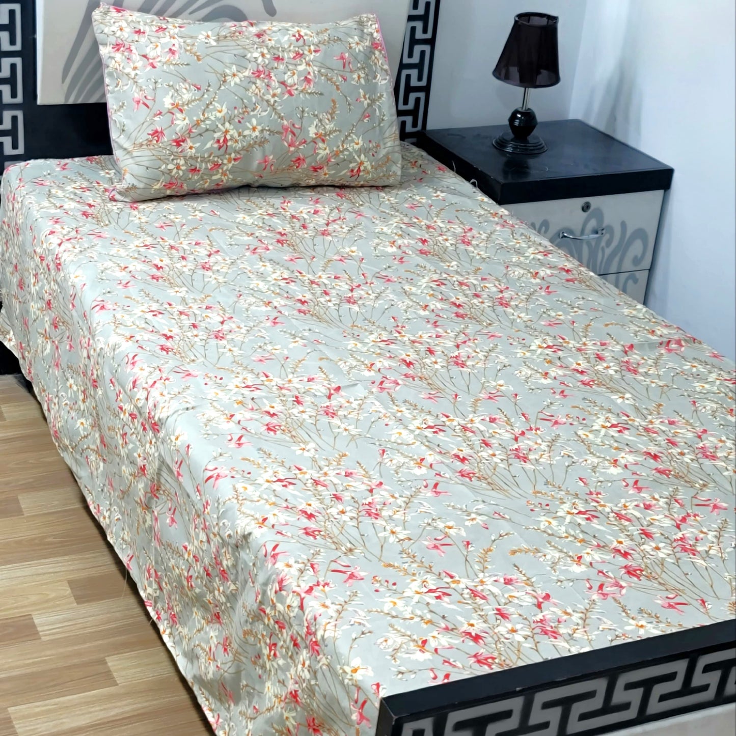 4Pc Single Bed Sheet Set - E96