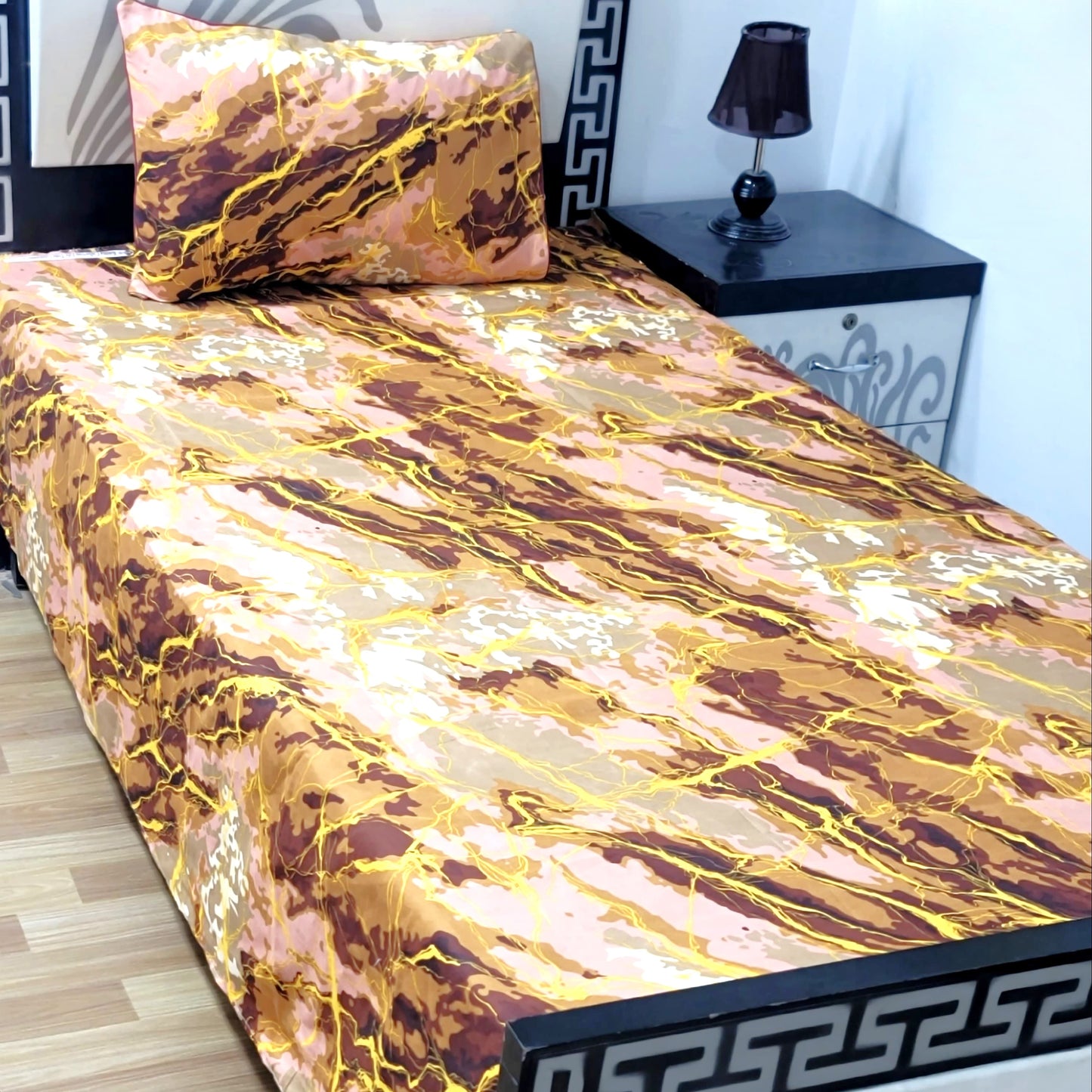 4Pc Single Bed Sheet Set - E97