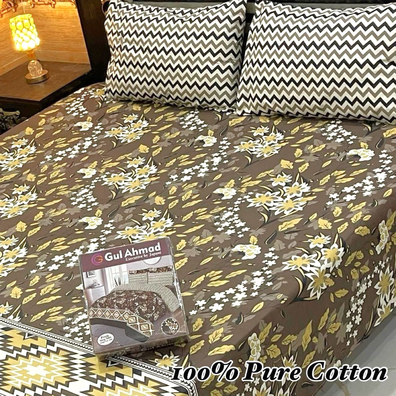 3PC Soft Cotton Bedsheet - C20