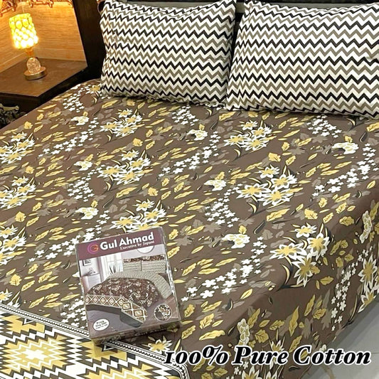 3PC Soft Cotton Bedsheet - C20