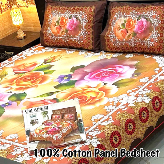 3PC Soft Cotton Bedsheet - C15