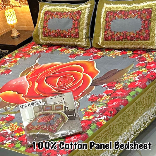 3PC Soft Cotton Bedsheet - C14