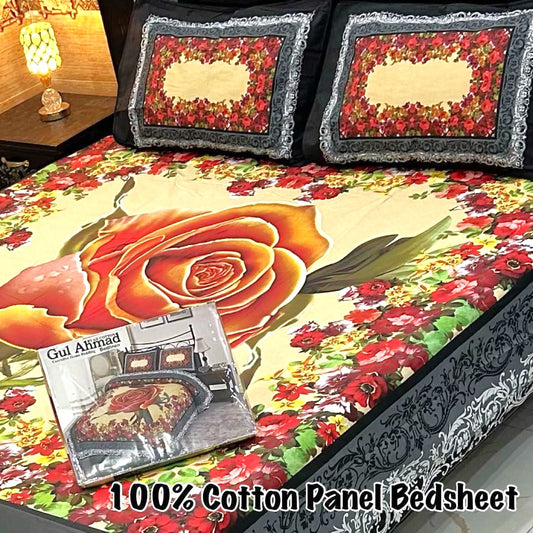 3PC Soft Cotton Bedsheet - C12