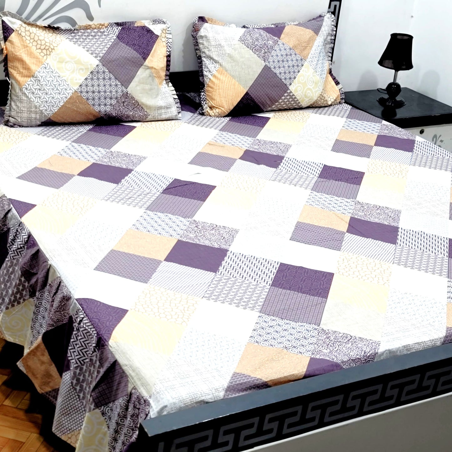 3-Piece Frill Bed sheet Set - F35