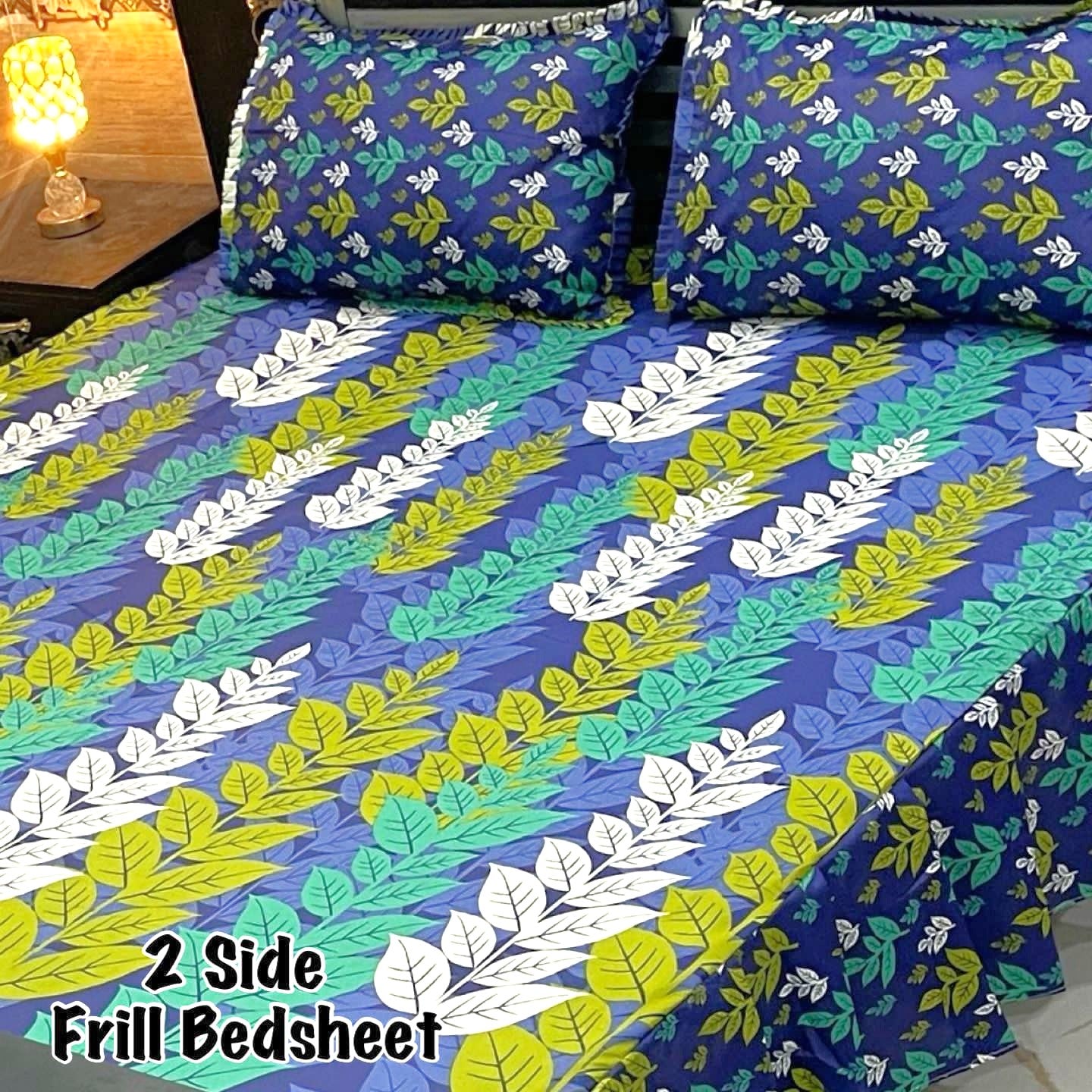 3-Piece Frill Bed sheet Set - F44