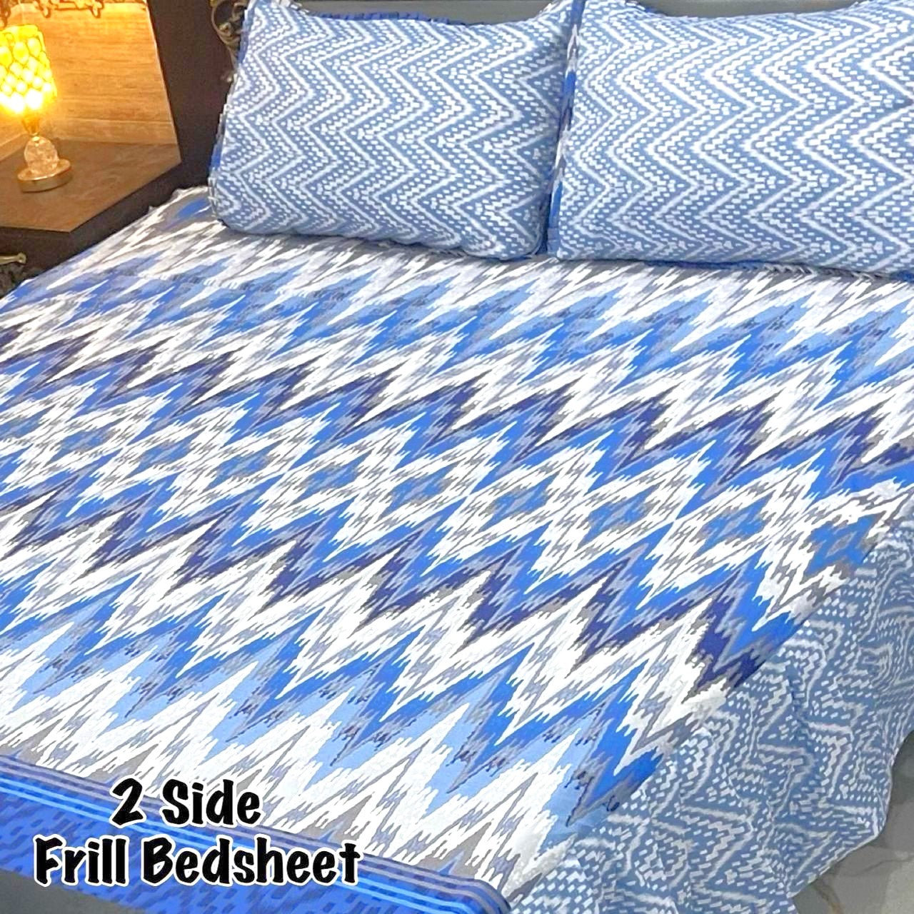 3-Piece Frill Bed sheet Set - F59