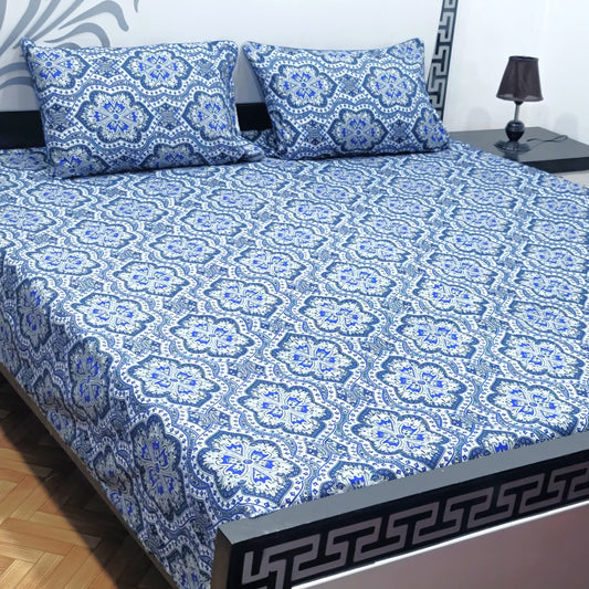 3-Piece Crystal Cotton Bedsheet Set - B57