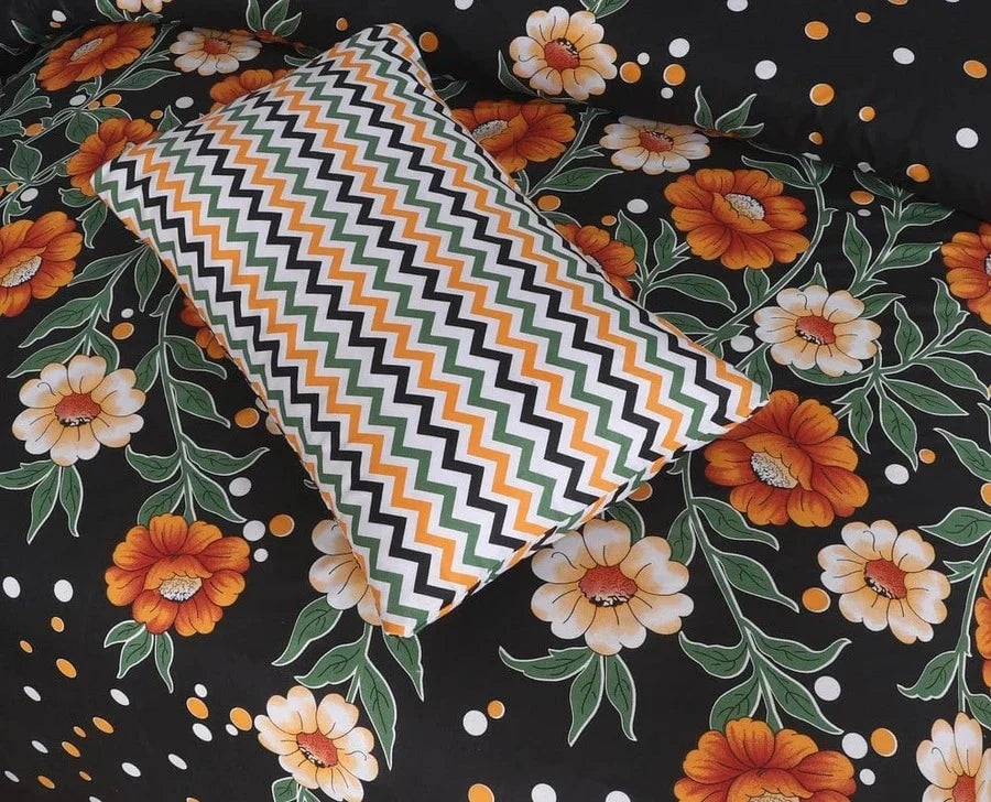 100% Pure Cotton 7 Piece Comforter Set - L5