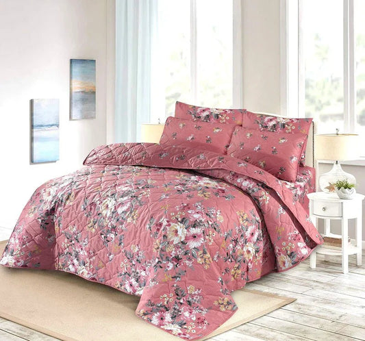 100% Pure Cotton 7 Piece Comforter Set - L6