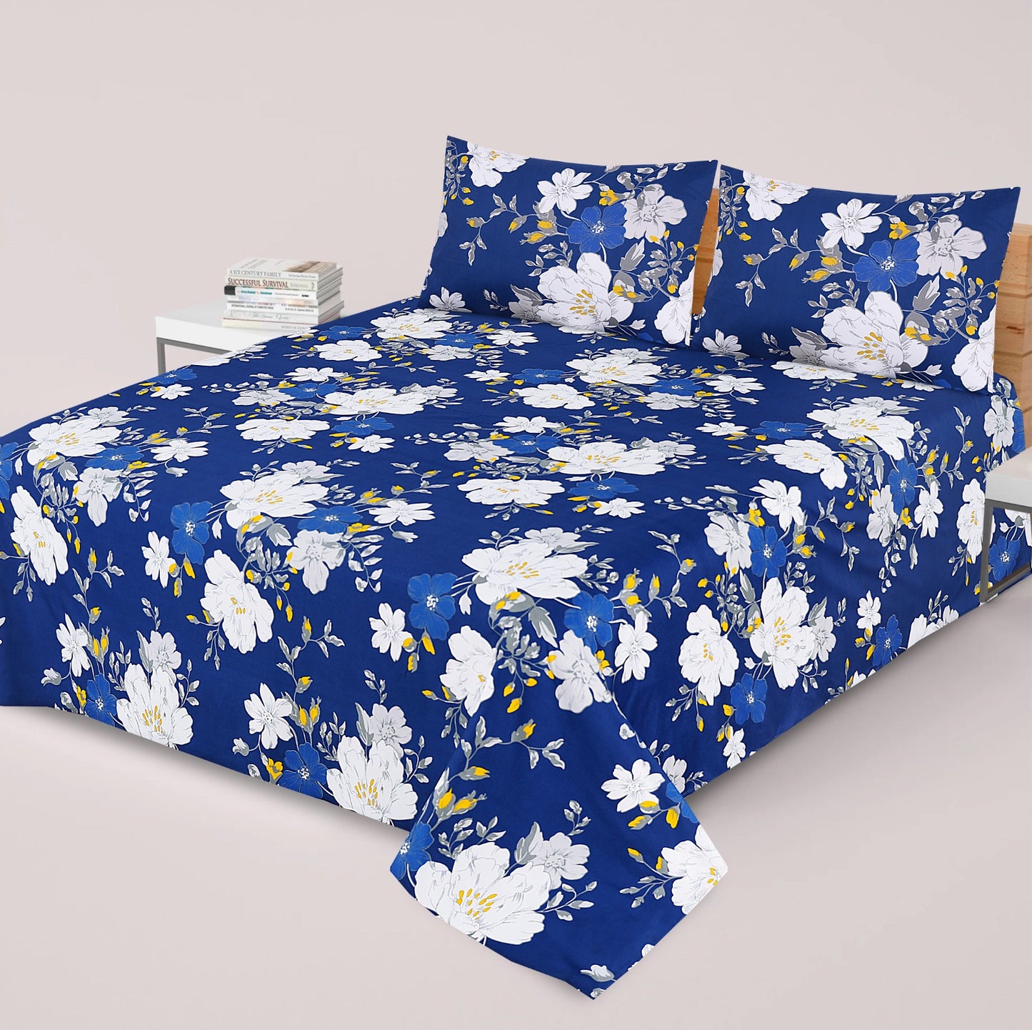 3PC Soft Cotton Bedsheet - C71