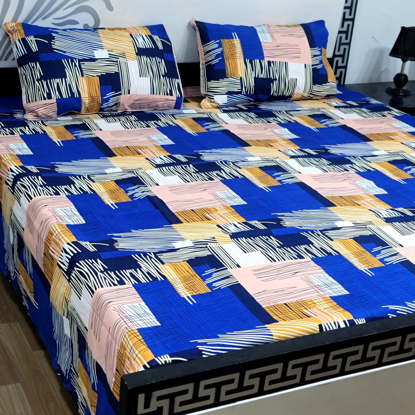 3-Piece Crystal Cotton Bedsheet Set - B82