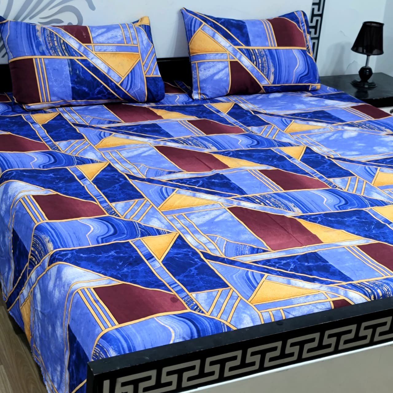 3-Piece Crystal Cotton Bedsheet Set - B88
