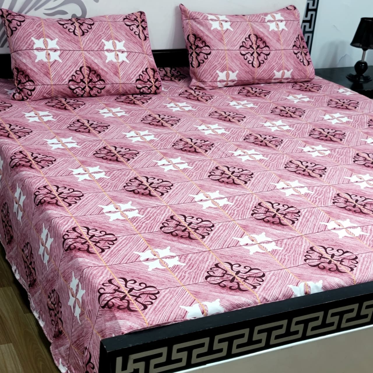 3-Piece Crystal Cotton Bedsheet Set - B90
