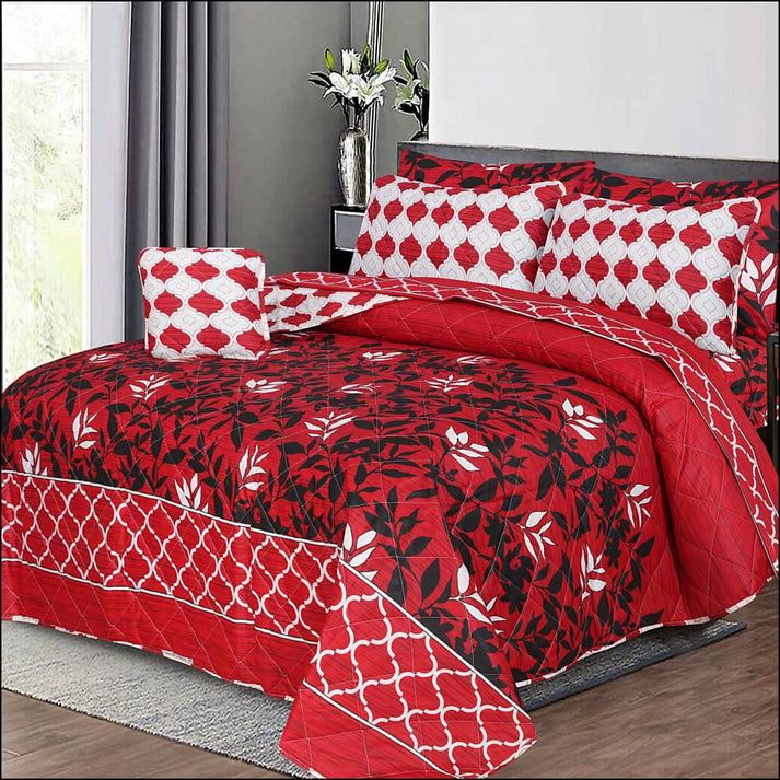 100% Pure Cotton 7 Piece Comforter Set - L55