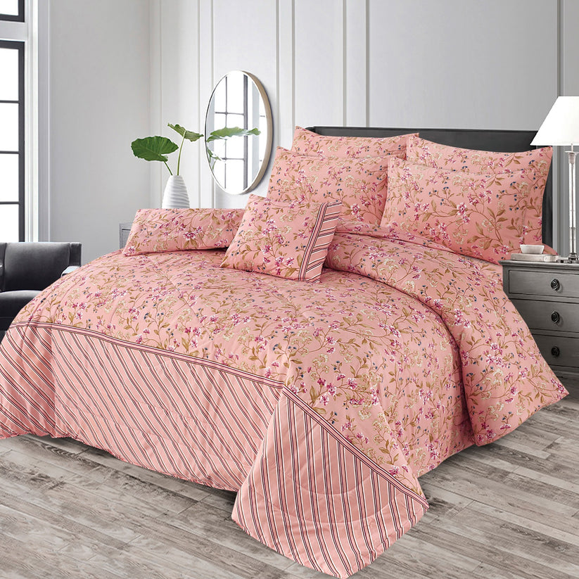 100% Pure Cotton 7 Piece Comforter Set - L60