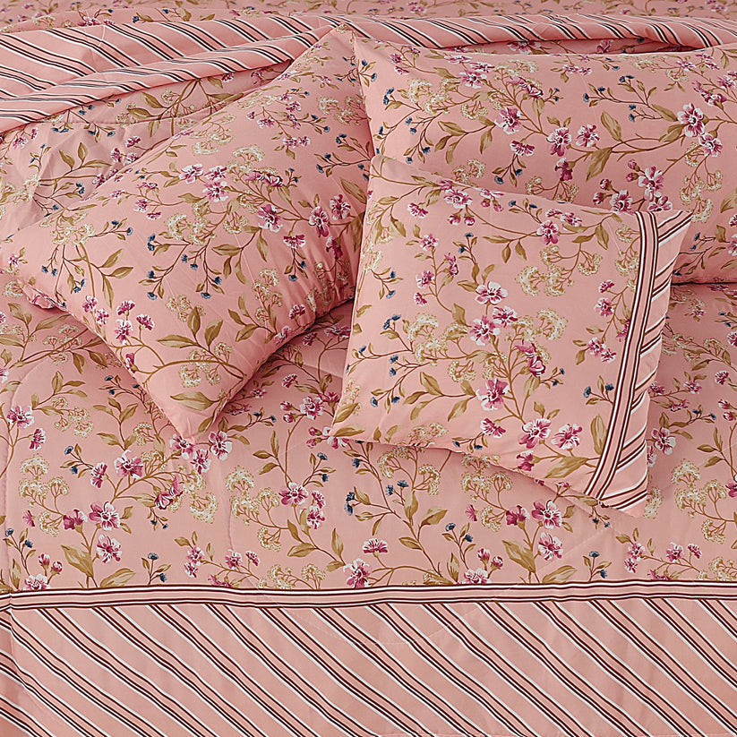 100% Pure Cotton 7 Piece Comforter Set - L60